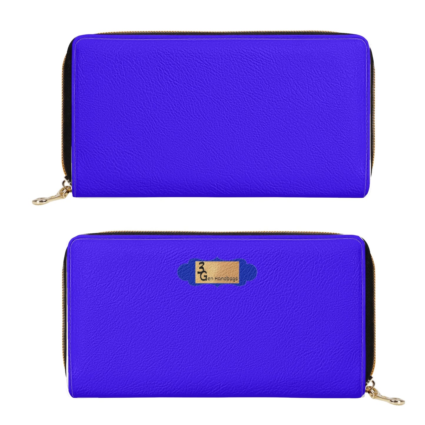 Elegant Vegan Leather Wallet (Royal Blue)