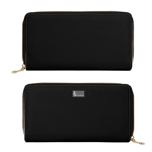 Elegant Vegan Leather Wallet (Black)