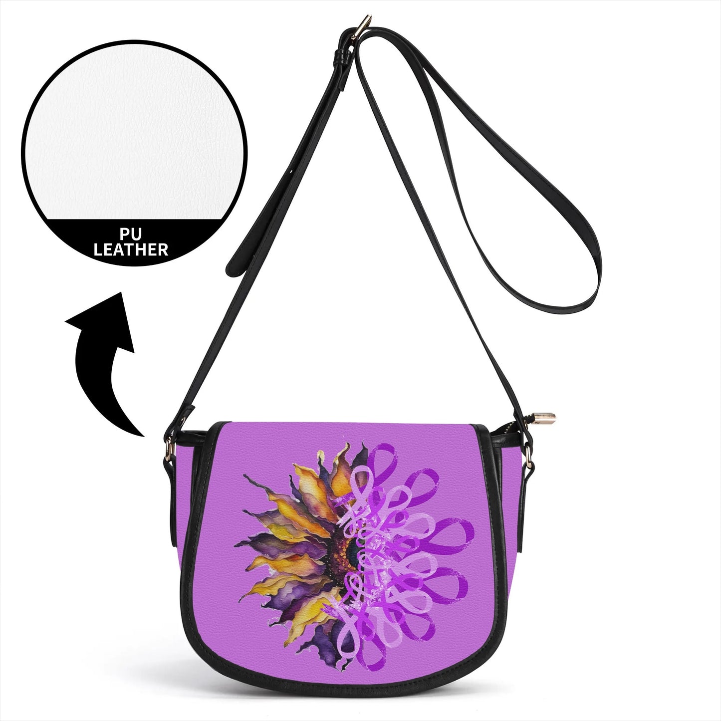 Petal Grace Saddle Bag