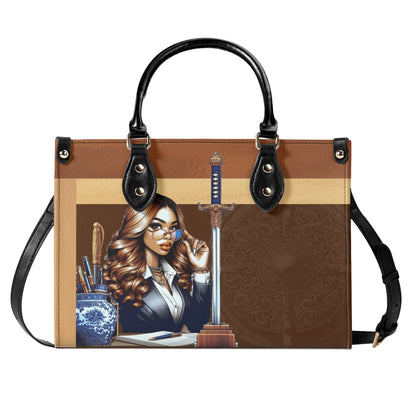 The Three Powers Stylish Leather Tote Handbag (01)