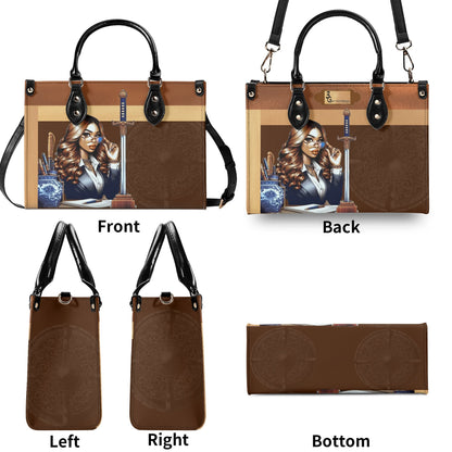 The Three Powers Stylish Leather Tote Handbag (01)