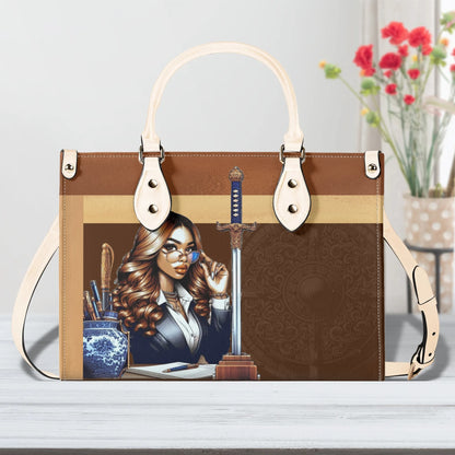 The Three Powers Stylish Leather Tote Handbag (01)