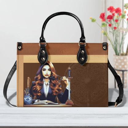 The Three Powers Stylish Leather Tote Handbag (02)