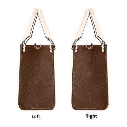 The Three Powers Stylish Leather Tote Handbag (02)