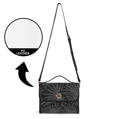 Bea's Web Leather Satchel Bag