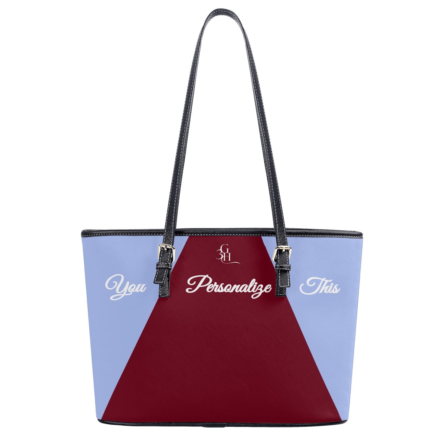 Burgundy Bliss Classic Leather Tote Bag