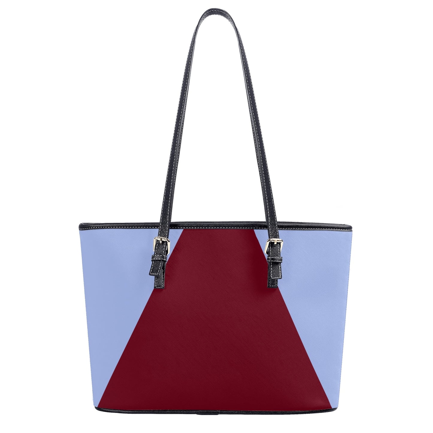 Burgundy Bliss Classic Leather Tote Bag