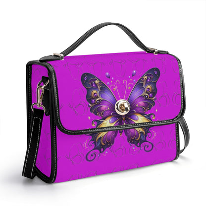 Enchanted Wings Leather Satchel Bag