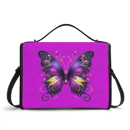 Enchanted Wings Leather Satchel Bag