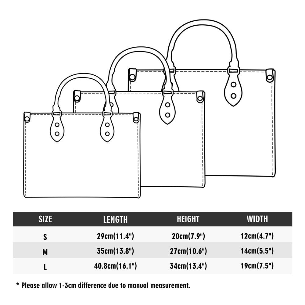 The Three Powers Stylish Leather Tote Handbag (01)