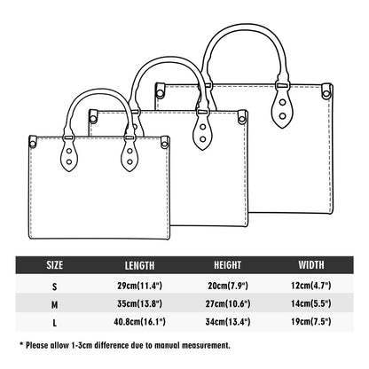 The Three Powers Stylish Leather Tote Handbag (01)