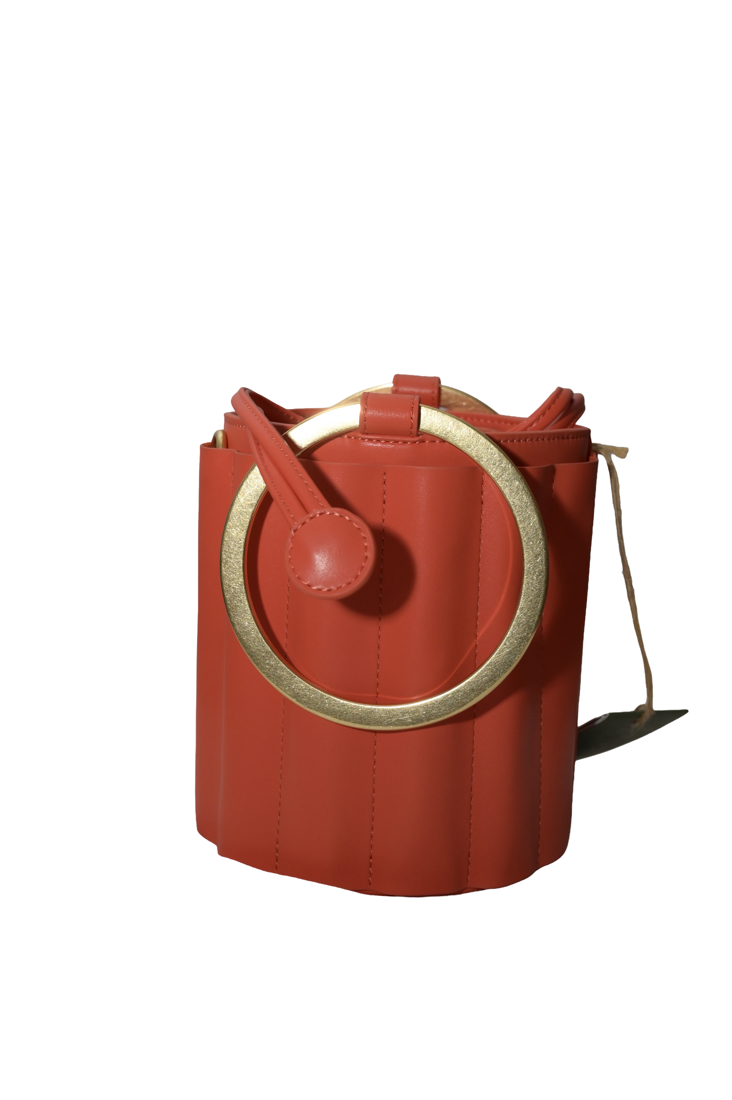 Water Metal Handle Small Bucket Bag