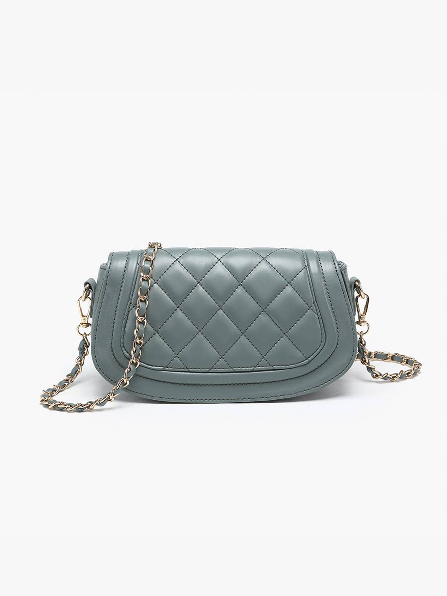 Taipei Quilted Flap Crossbody Bag