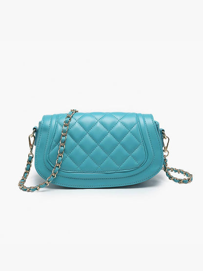 Taipei Quilted Flap Crossbody Bag