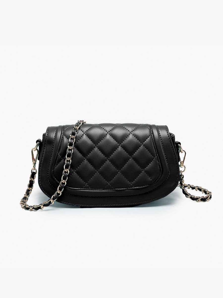 Taipei Quilted Flap Crossbody Bag