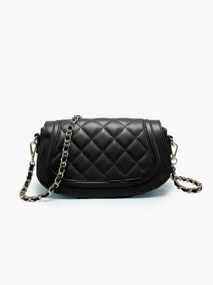 Taipei Quilted Flap Crossbody Bag