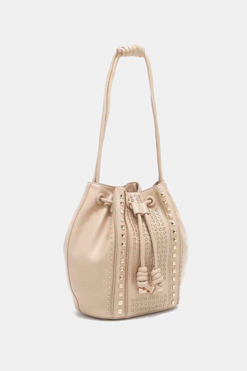 Amy Studded Bucket Bag